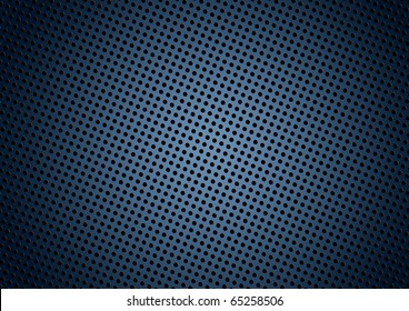 Seamless halftone dot pattern background with blue