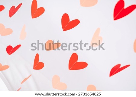 Seamless heart pattern on light background. Romantic love backdrop for Valentines Day, wedding designs, greeting cards and social media visuals