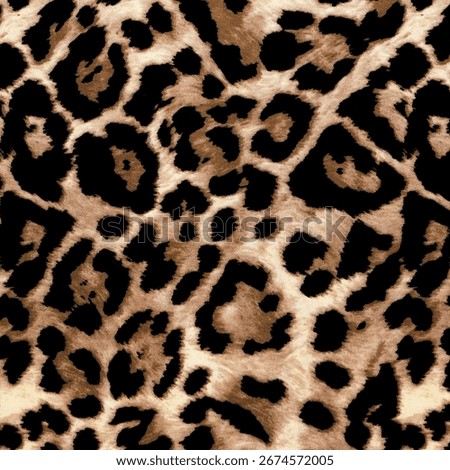 seamless Leopard pattern for perfectly designed textile printing