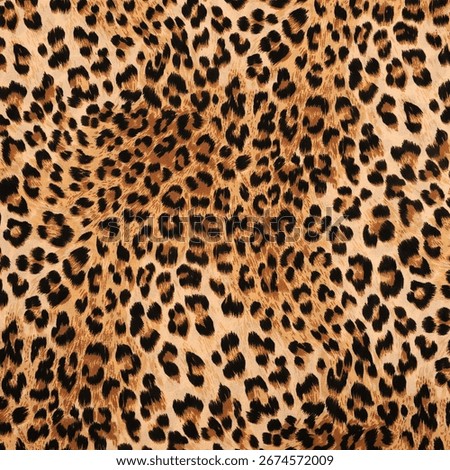 seamless Leopard pattern for perfectly designed textile printing