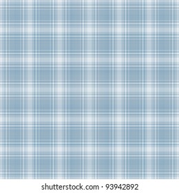 Seamless Light Blue & White Plaid Background