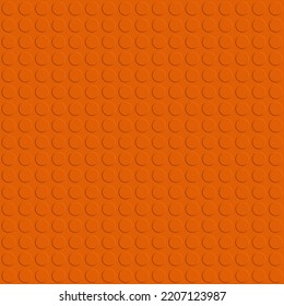 Seamless orange studded rubber flooring panel for texture or background - Shutterstock ID 2207123987