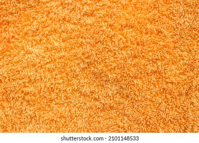 seamless orange towel textural surface, real texture for design and background
