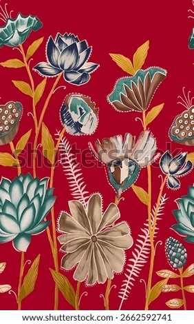 Seamless pattern design graphics art work.