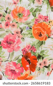 Seamless pattern with flowers ,fabric texture . Modern fashionable floral texture for fabric,
