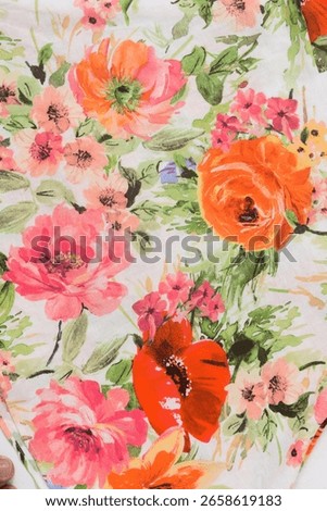 Seamless pattern with flowers ,fabric texture . Modern fashionable floral texture for fabric,