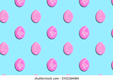 Seamless pattern for the holiday of Easter. Blank for printing wrapping paper