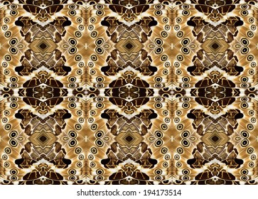 Seamless pattern made from butterfly wing background 