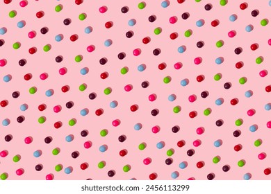 	
Seamless pattern made of colorful candies on bright pink background	
 - Powered by Shutterstock