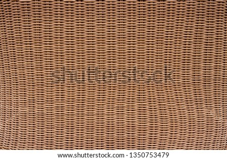 Seamless pattern realistic rattan texture. Detail handcraft bamboo weaving background.