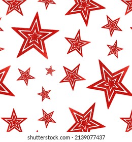 Seamless pattern with stars. Print for textiles.