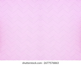 seamless pattern of wavy, parallel lines in varying shades of light red, creating a sense of movement and texture. The background is a soft,  enhancing the calming, minimalist aesthetic