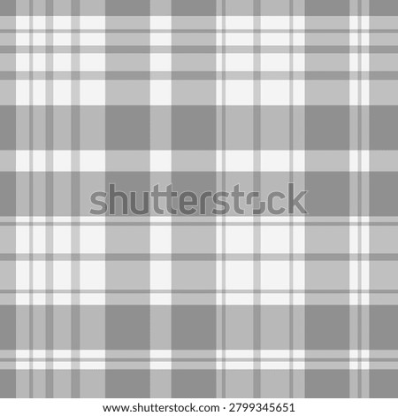 Seamless Plaid and Tartan Pattern Set, Pastel Checkered Fabric Texture Backgrounds