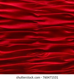 Seamless Red Satin Texture.