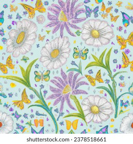 Seamless Repeating Pattern Lilly Pulitzer Style AI-generated image ...