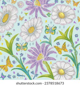 Seamless Repeating Pattern Lilly Pulitzer Style AI-generated image ...