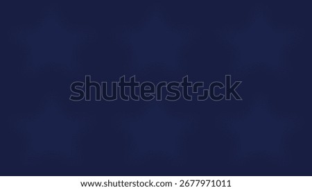Seamless star pattern background with soft gradient. Minimal dark blue texture with subtle star shapes for elegant design, wallpaper, print, web and creative digital projects