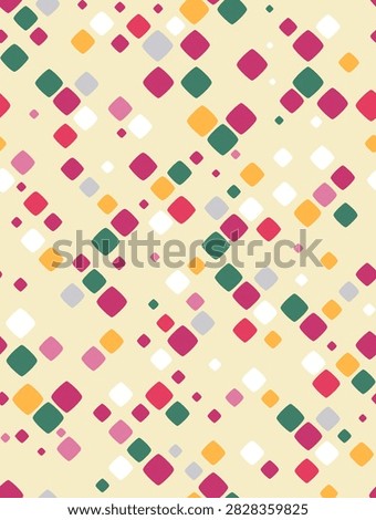 Seamless textile pattern for digital printing