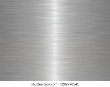 Seamless Texture Brushed Silver Surface Reflection Stock Photo ...