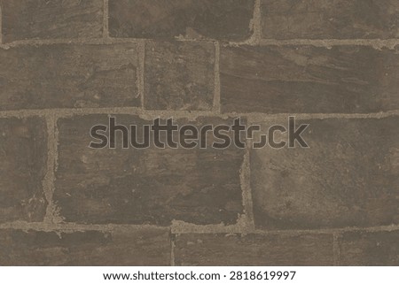 A seamless texture of red sandstone paving slabs with cement grout lines, ideal for architectural visualization.