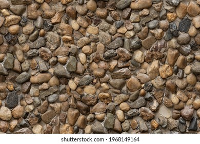 Seamless Texture Stone Wall River Rock Stock Photo 1968149164