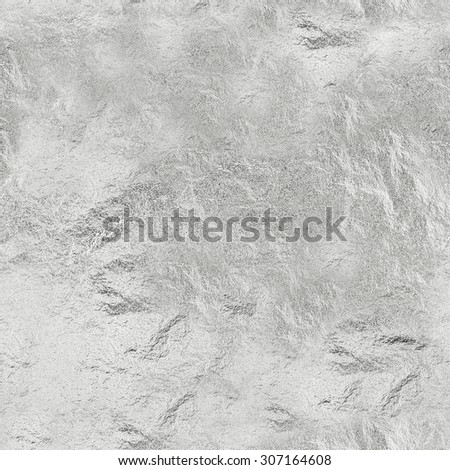SEAMLESS texture of thin sheet of silver leaf background with shiny uneven surfaceof glossy metal. Background and wallpaper for different design ideas
