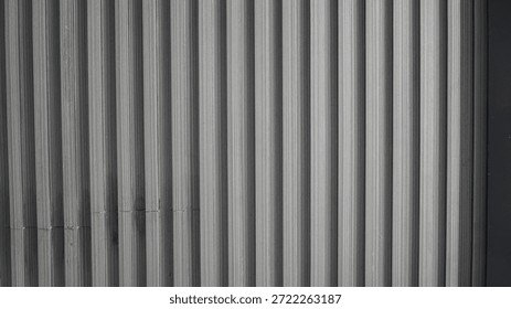 SEAMLESS wall panel pattern, slim vertical slats in black wood with natural fluted texture, modern interior background for home, office, decorative accent wall or acoustic panel design.