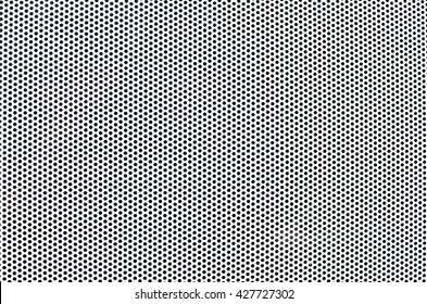 Seamless white perforated pattern background