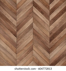 Seamless wood parquet texture (chevron brown)