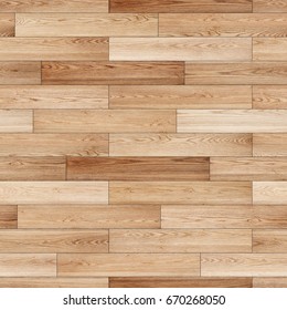 Seamless wood parquet texture (linear light brown) - Shutterstock ID 670268050