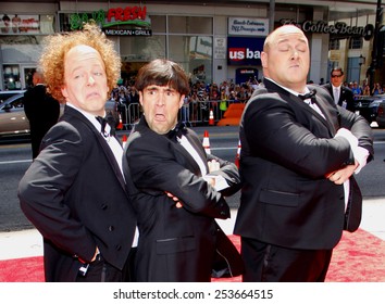 Sean Hayes, Chris Diamantopoulos, and Will Sasso at the World Premiere of "The Three Stooges: The Movie" held at the Grauman's Chinese Theater in Los Angeles, USA on April 7, 2012.