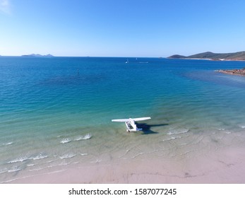 Seaplane at the Great Barrier Reef