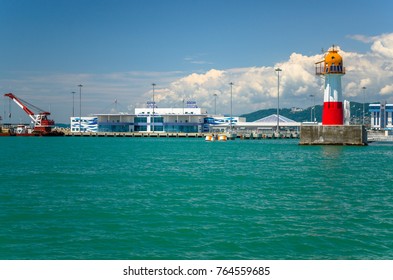 Seaport Of The City Of Sochi, Mayak, Russia, July 18, 2016