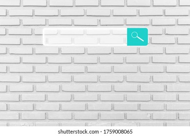 Search bar web online browsing. Idea for searching browse data information networking