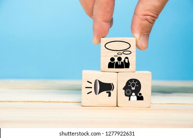 search for customer' s need, create solution and communicate, build brand awareness concept - Shutterstock ID 1277922631