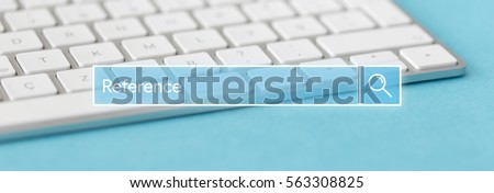 Search Engine Concept: Searching REFERENCE word on internet