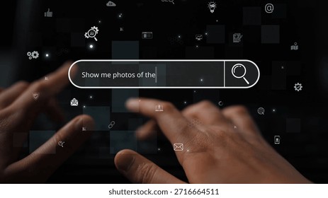 Search engine interface for accessing digital information and online data. Search engine finds data, search engine supports research, drives marketing, search engine improves SEO. Marrow