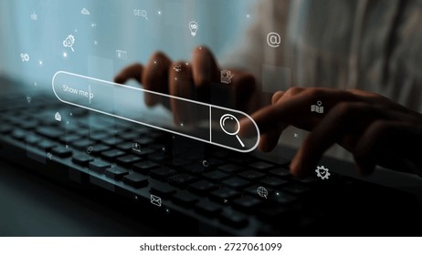 Search engine interface for accessing digital information and online data. Search engine finds data, search engine supports research, drives marketing, search engine improves SEO. Marrow