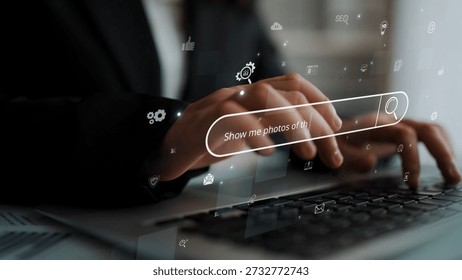 Search engine interface for accessing digital information and online data. Search engine finds data, search engine supports research, drives marketing, search engine improves SEO. Marrow