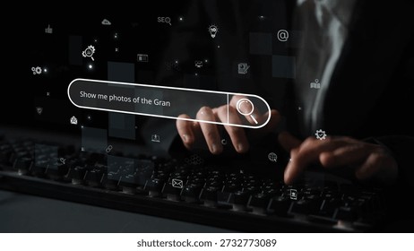 Search engine interface for accessing digital information and online data. Search engine finds data, search engine supports research, drives marketing, search engine improves SEO. Marrow