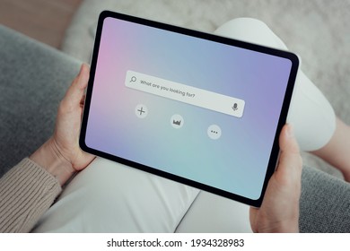 Search engine on a digital tablet