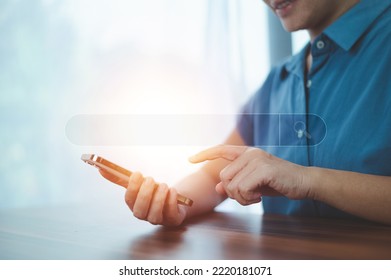 Search engine on internet concept, Woman using computer Search engine on internet online browsing technology for business, Search engine  browser 