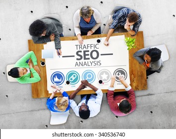 Search Engine Optimisation Analysis Information Data Concept