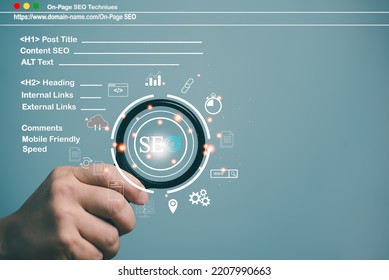 Search Engine Optimization(SEO) Technology for Mobile Phone, Smartphone, Computer, Web Page, Website, Social Media Ranking and Speed.

