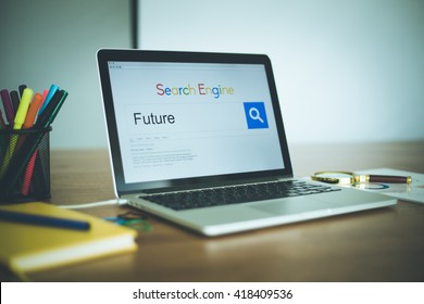 SEARCH ENGINE WEB INTERNET SEO COMMUNICATION FUTURE CONCEPT