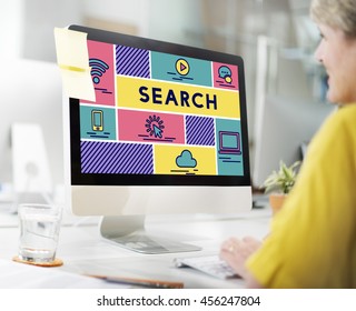 Search Find Data Exploration Browsing Concept