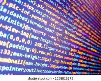 Search job or abstract course template for programming job. Datacenter backup. Searching for advertising idea. Abstract seamless zigzag pattern with waves in white, green, blue, lilac tones.