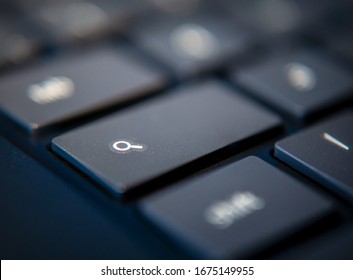 Search key on laptop black keyboard on chromebook chrome os