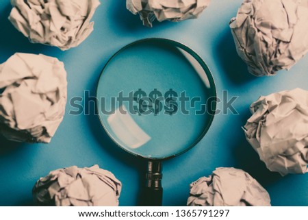Search money concept for business use.