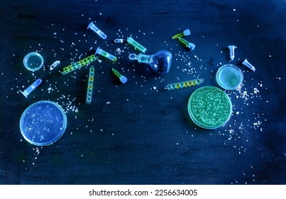 Search for new substances with antimicrobial activity. Experimental drug discovery. - Shutterstock ID 2256634005